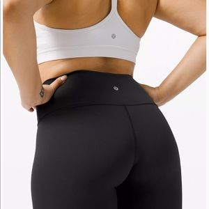 Lulu Lemon 23” black high rise
